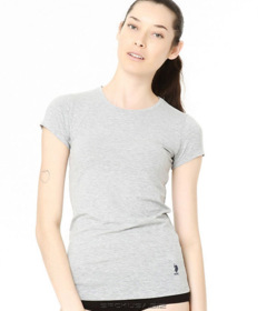 Футболка U.S. Polo ASSN 66002 сірий меланж