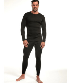 Футболка Cornette 214 RIBBED чорний